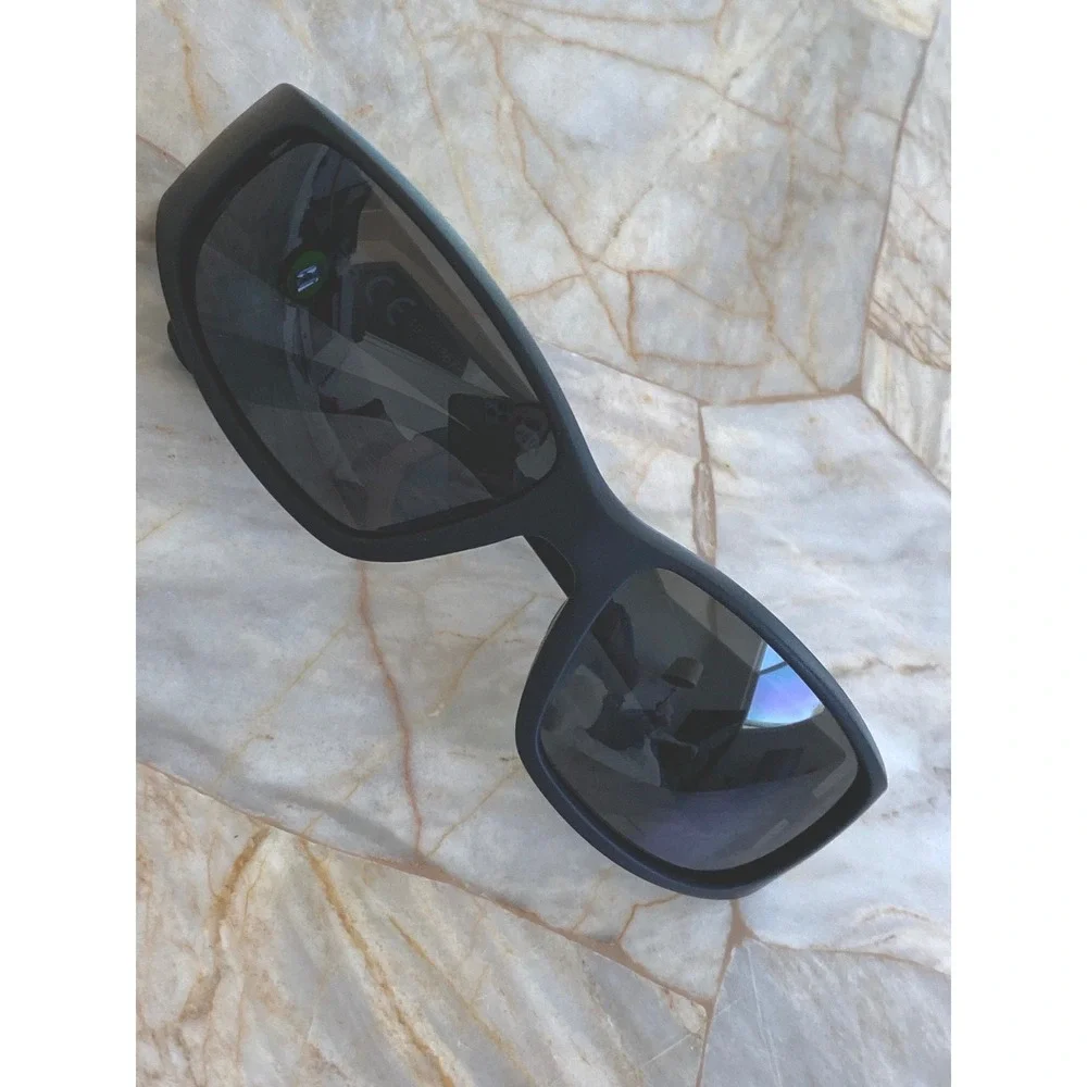Foster Grant NS0324 Polarized Wrap Sunglasses Matte Black AT 24 572 BLK POL